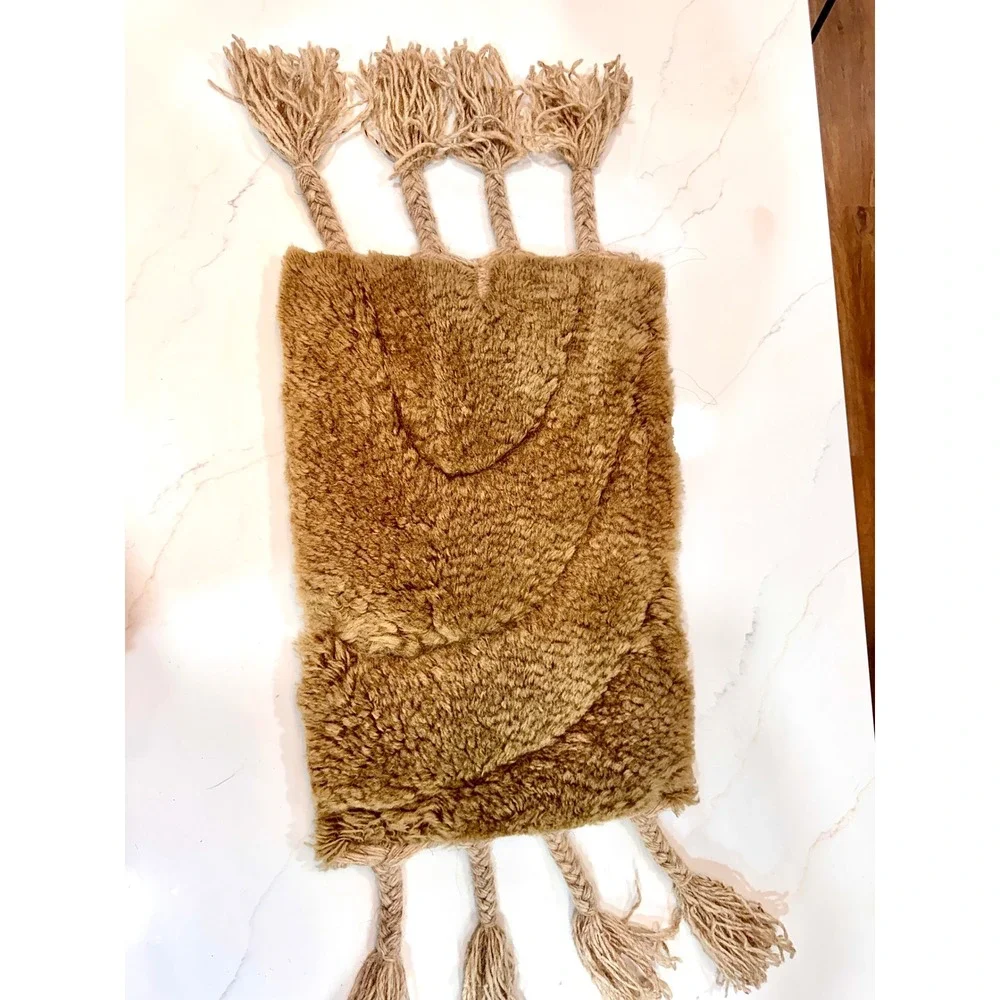 Restoration Hardware Wool Rug Swatch Lot Harata Hannan Moroccan 3pc Set Neutral